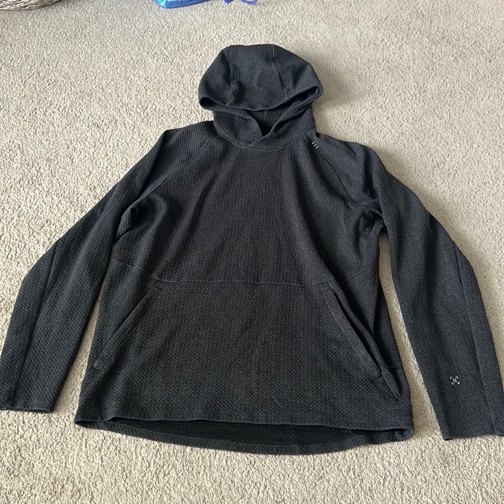 Lululemon men’s at ease hoodie grey Large